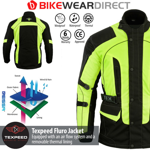 Motorbike jacket vis - jacket, black