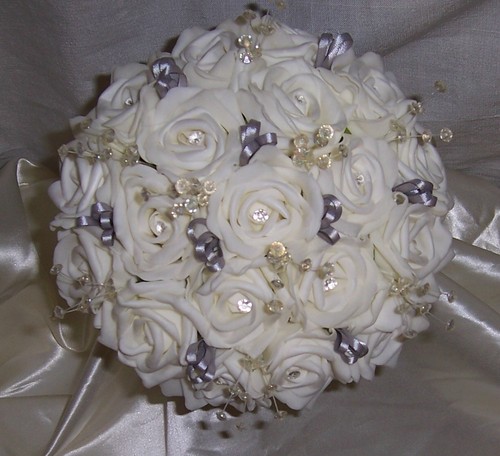 Bride bridesmaid posy bouquet - bridesmaid,