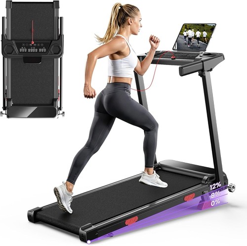 Folding treadmill for home - folding,