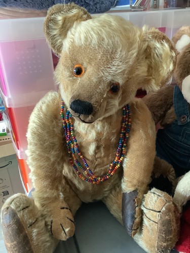 Antique 1920s farnell teddy - antique,