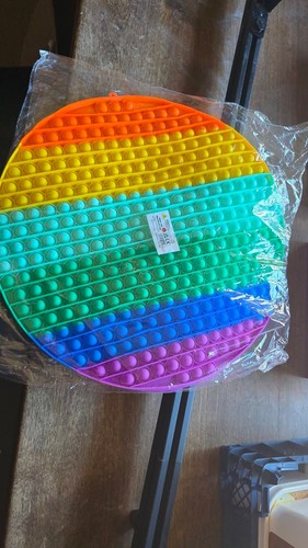 Jumbo rainbow circle - circle, push-it