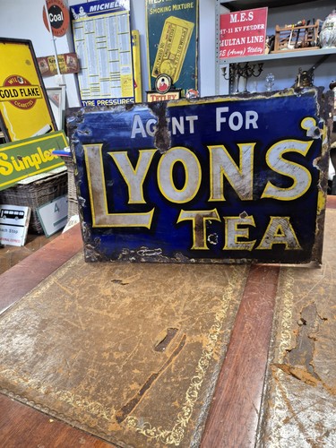 Original lyons tea enamel - original,