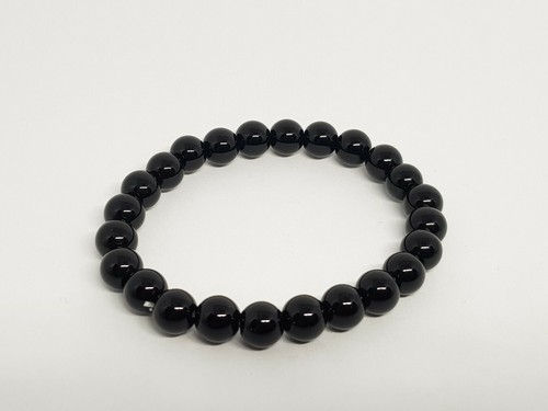 Quartz bead lava - quartz, bracelet