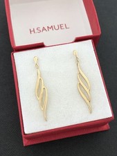 Samuel 9ct yellow gold flame - h,