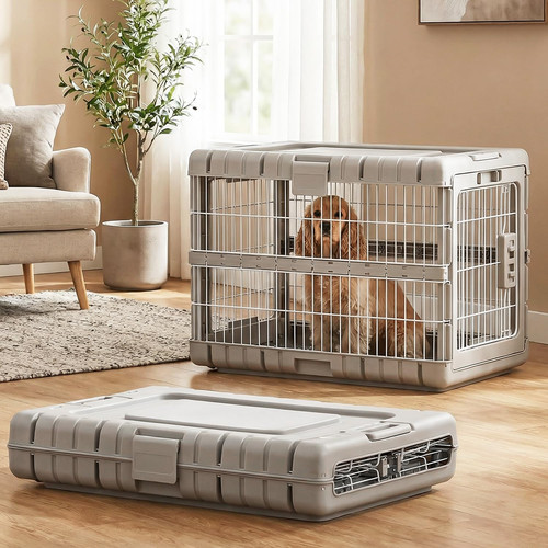 Collapsible dog crate for dogs - crate,