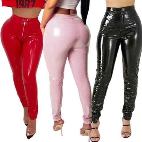 Sexy women shiny long pants - women's,