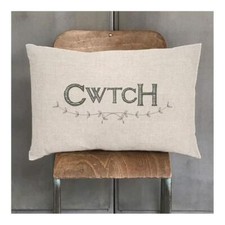 Linen couch cushion - couch,