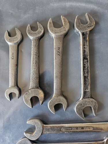 Assorted vintage spanners - spanners, by