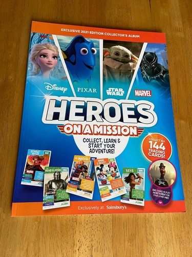 Sainsburys disney heroes book - sainsburys,
