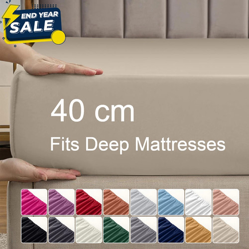 Extra deep fitted sheet - deep, 40
