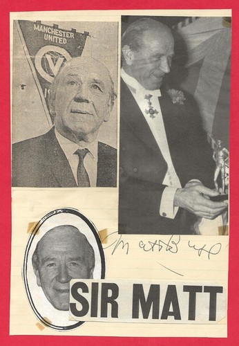 Matt busby manchester utd - busby,
