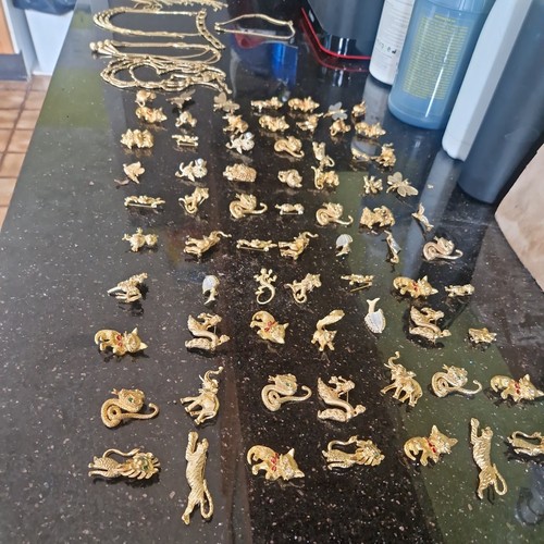 Gold plated jewellery - gold, 1190