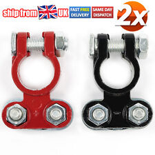 2pcs Leisure Battery Terminals Connectors Clamps Car Van Caravan Motorhome 12V