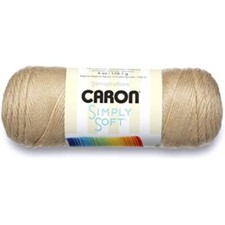 Caron Simply Soft Acrylic Aran Knitting Wool Yarn 170g - 9703 Bone