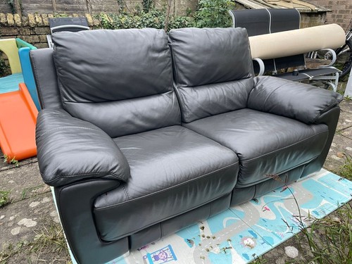Dfs leather power - leather, recliner