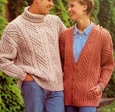 Ladies mens aran - mens, &