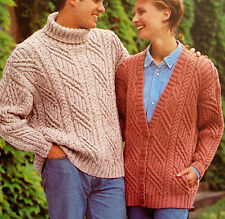 #98 Ladies Mens Aran Sweater &