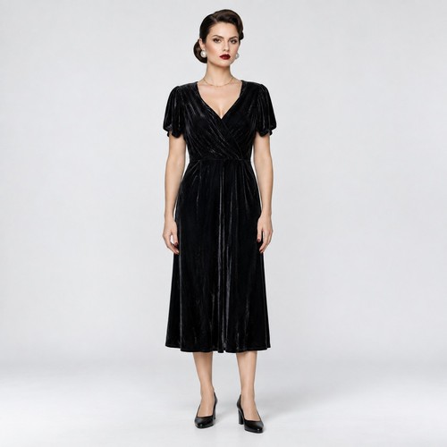 Vintage black short - 40's,