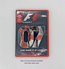 Formula One 1 F1 2007 Official Season Review DVD VGC Raikkonen Ferrari McLaren