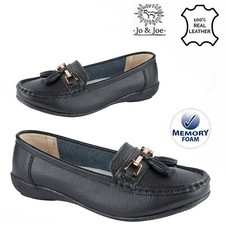 Ladies Wide Fit Shoes Slip On