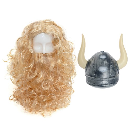 Adults viking helmet blonde - viking,