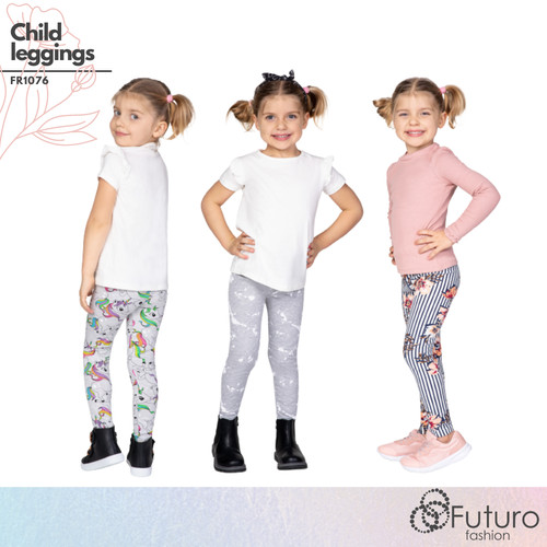 Girls patterned leggings soft - girls,
