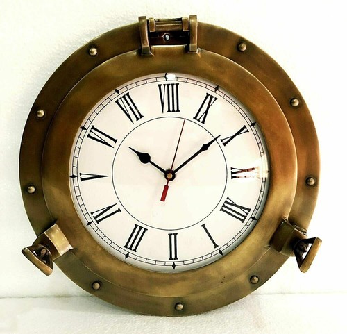 Antique marine brass ship - 12",