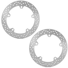 Pair Front Brake Discs For BMW