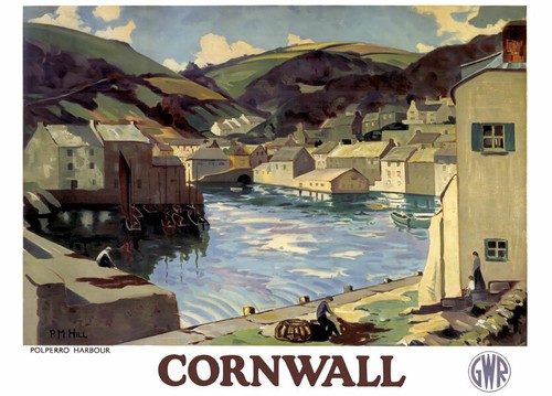 Tx584 vintage cornwall - vintage, travel