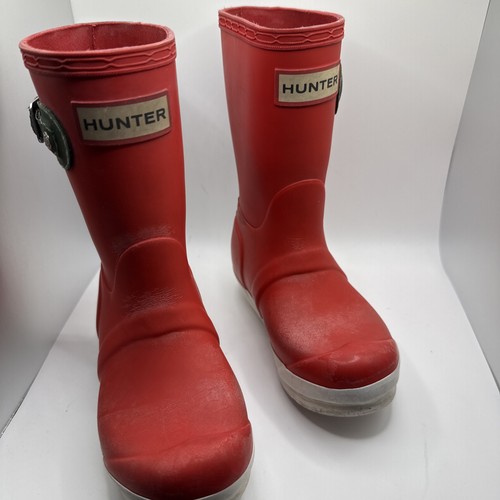 Hunter unisex kids red - unisex, rubber