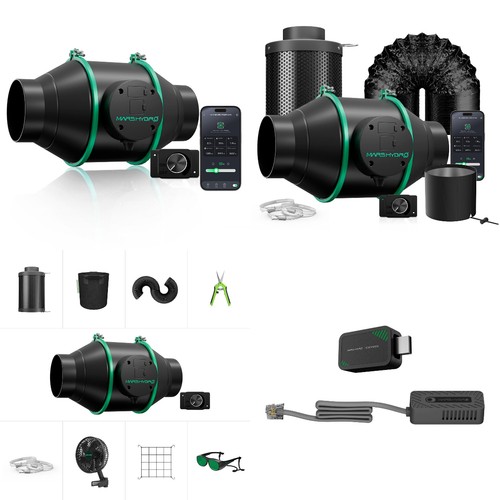 Mars hydro inline fan - hydro, 4''