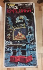 Vintage Japanese Robot Space Explorer Toy '60's Boxed Working - Battery Operated