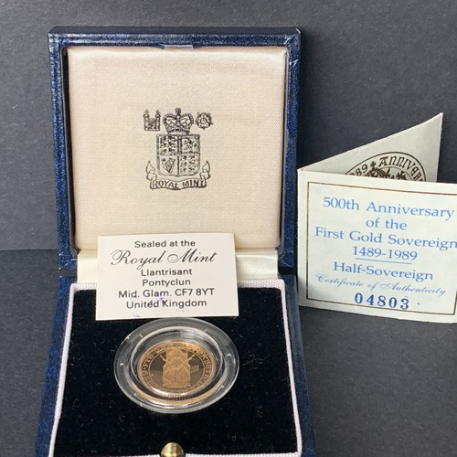 1989 proof half - half,