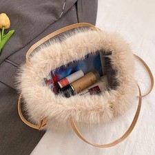 Faux Fur Ladies Shoulder Bag
