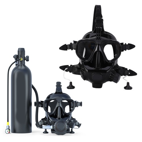 Scuba face goggle - face, antifog