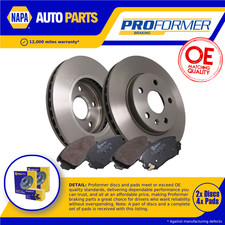 2x Vented Brake Discs and Pads