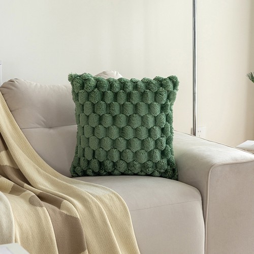 New plain plush cushion cover - plain,