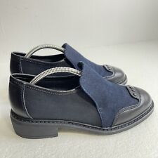 G-STAR RAW Denim Leather Guardian Loafers Shoes Womens Size UK 4 EU 37