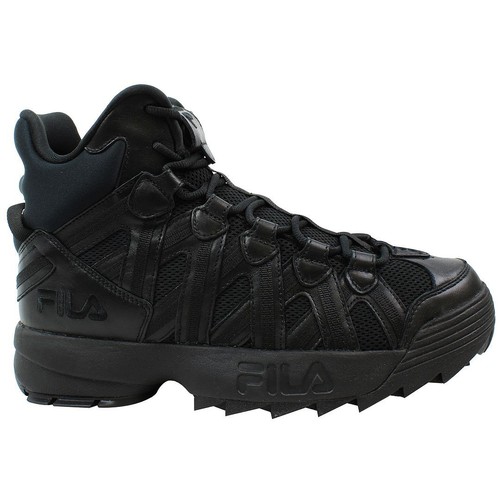 Fila fabric mens black - fabric,