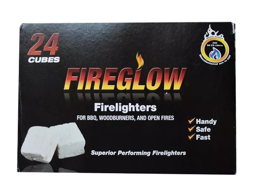 Fireglow firelighters cubes - 24,