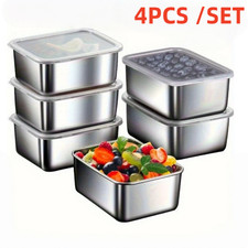 4pc Stainless Steel Food