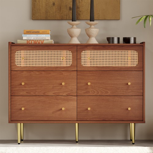 Rattan chest drawers - rattan,