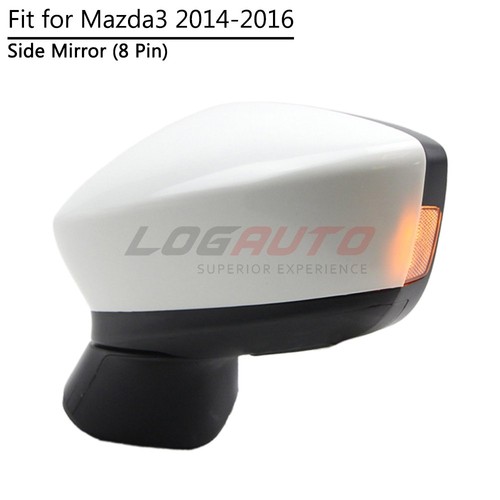 Left side mirror - side, for