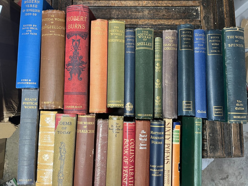 25x vintage antique poetry - vintage,