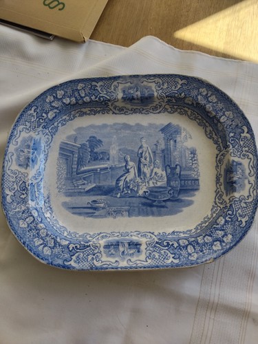Rare antique verona blue - rare, "