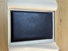 Circa Brown Leather Writing folio With A4 Plain Paper Pad And Pencil - Unused