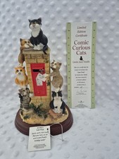Comic & Curious Cats ' Last Post ' limited edition of 500. Rare, numbered 107