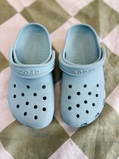 Sky Blue Crocs Size 4 Boys