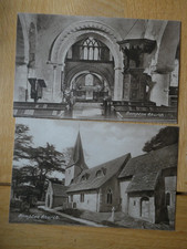 Old  Postcards of Compton Church (Interior & Exterior), Surrey