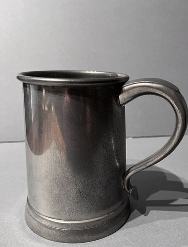 Vintage pewter tankard - pewter,